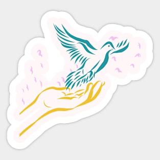 Dove of peace Sticker